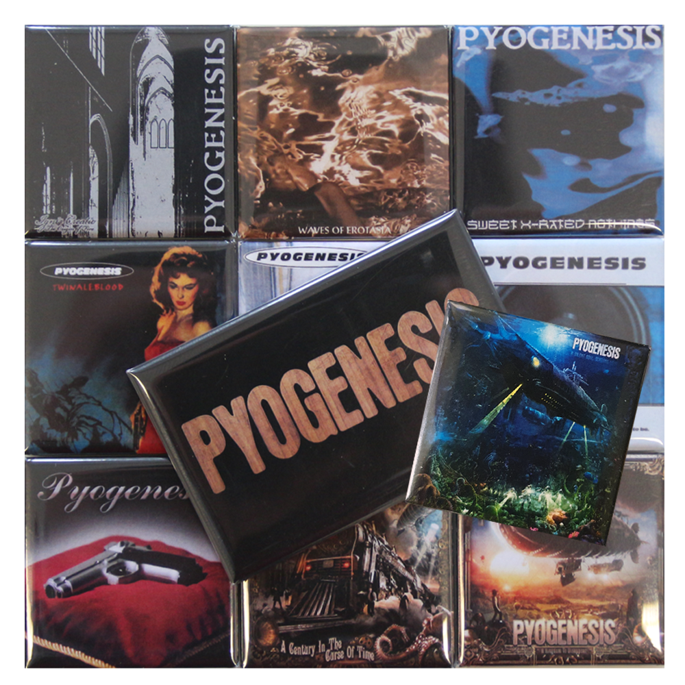PYOGENESIS Fridge Magnet Set 'Discography 2020'