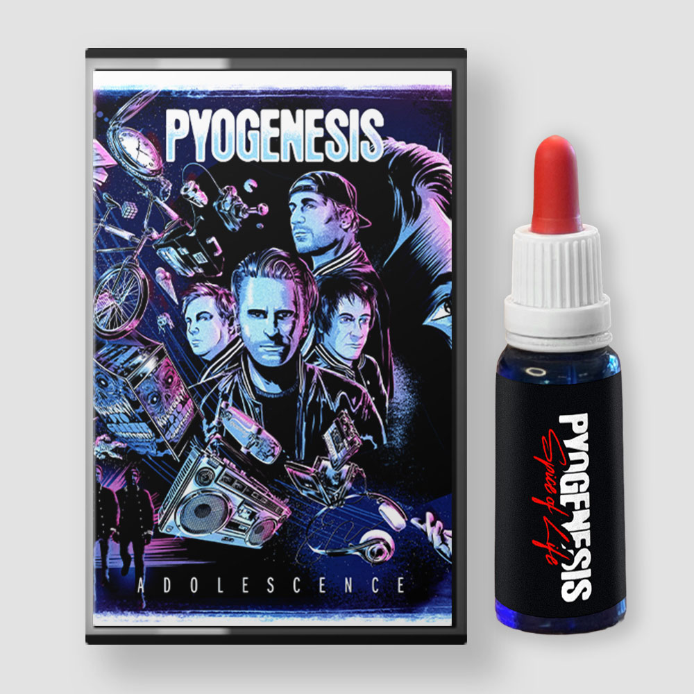 PYOGENESIS 'Adolescence' Kassette + Spice Of Life